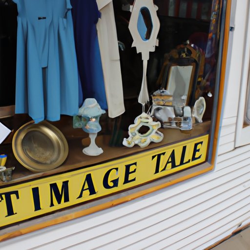 Vintage Shops and Thrift Stores