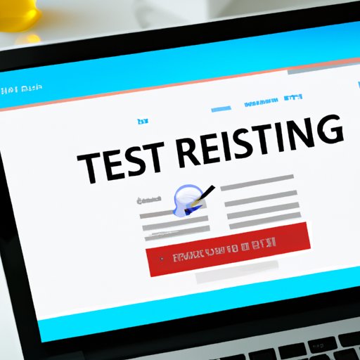 Utilizing Online Resources to Find Testing Sites