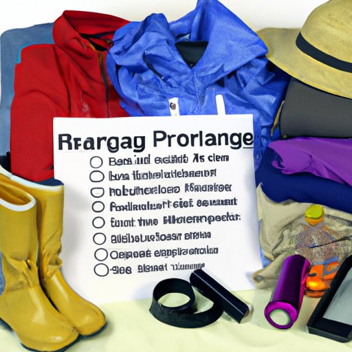 Advice on Packing Appropriate Clothing and Supplies for Stormy Weather