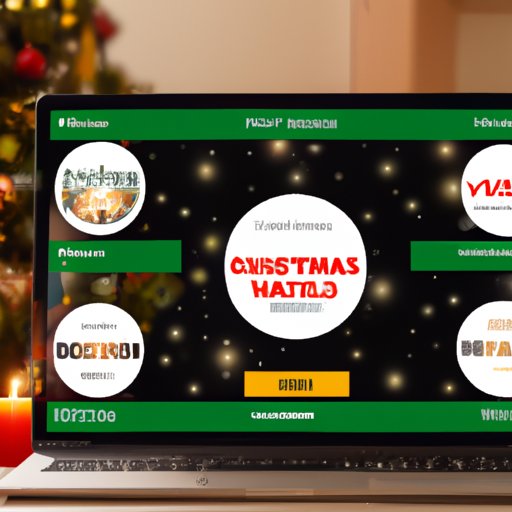 Feature of Streaming Service with Special Selection of Christmas Movies