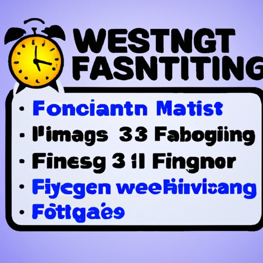 The Benefits of Intermittent Fasting for Weight Loss