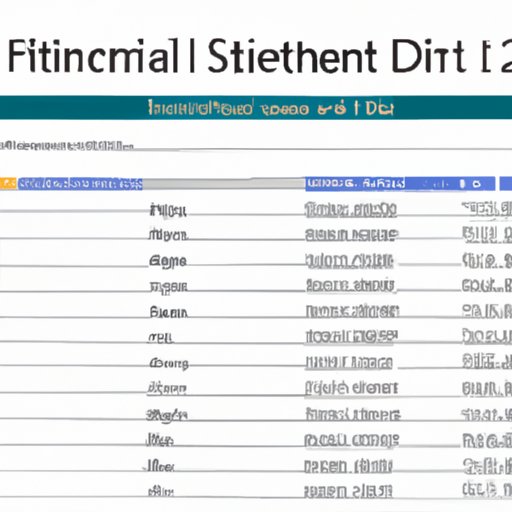 A Guide to Determining Which Financial Statement Includes a Specific Date in its Heading 