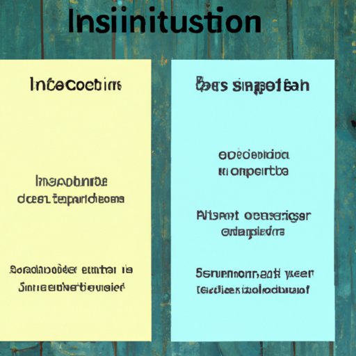 Comparing the Different Characteristics of Science and Intuition
