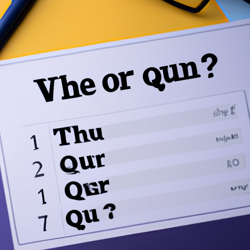 Making a Quiz to Help Readers Decide
