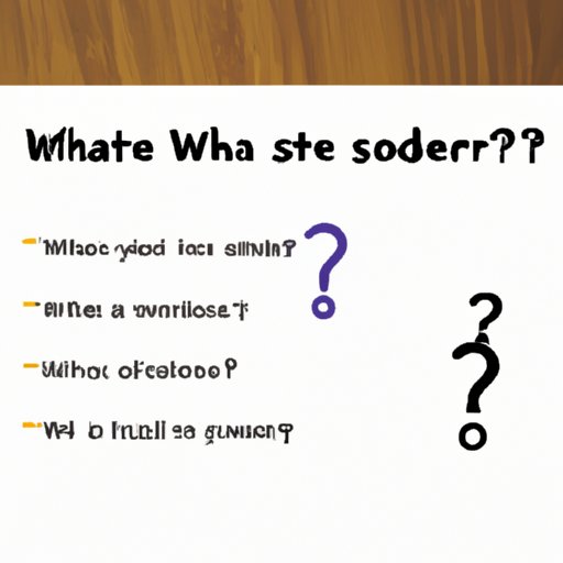 Examples of Questions That Science Can Answer