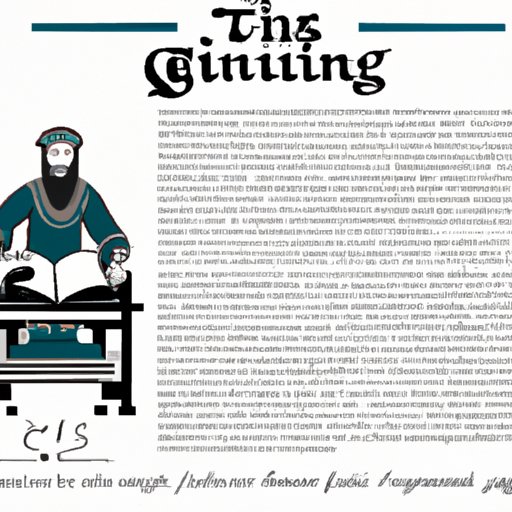 An Overview of Johannes Gutenberg and the Creation of the Printing Press