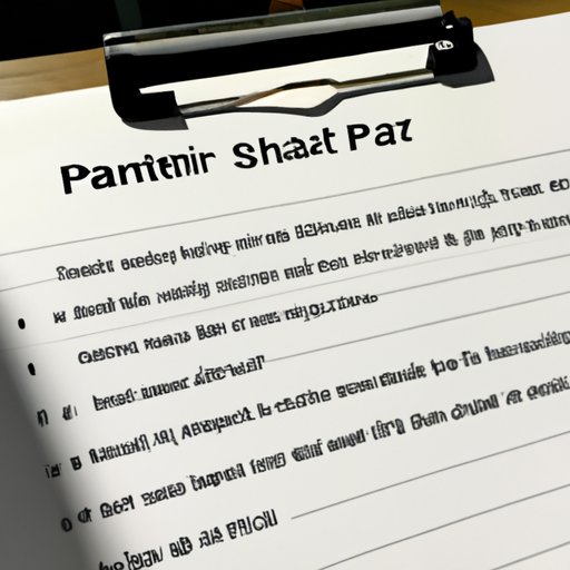 Establishing a Fair Payment Plan