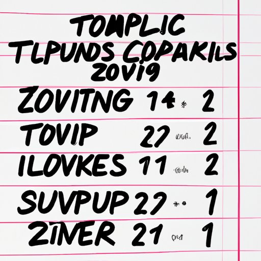 List of Top 2022 Tour Dates Around the World