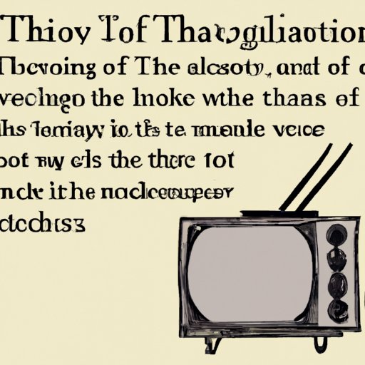 A Historical Look at the Invention of Television