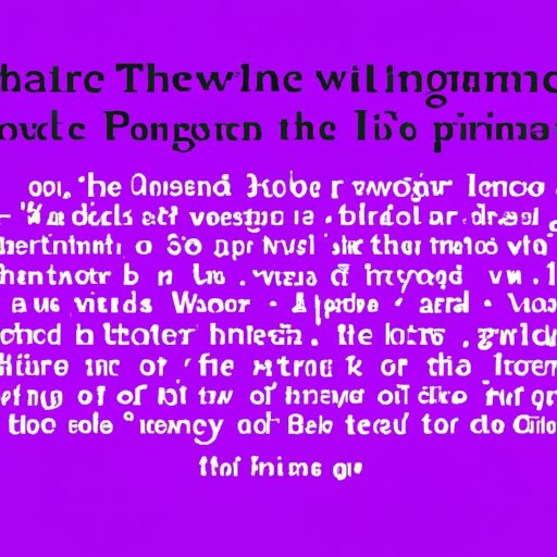 A Historical Analysis of the Writing of 