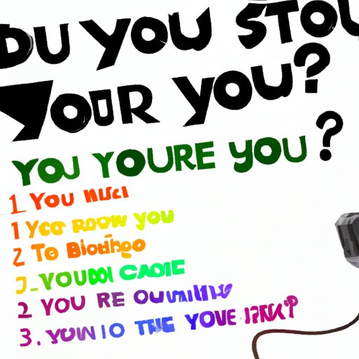 How to Make a Song About Who You Are