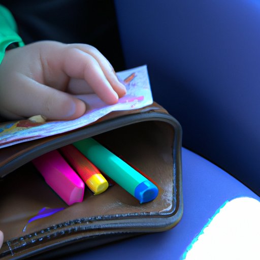 The Unconventional Way to Keep Kids Busy While Traveling: A Crayon in Your Wallet