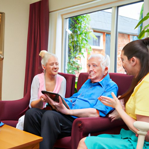Discussing how to make the most of the experience of working in a care home