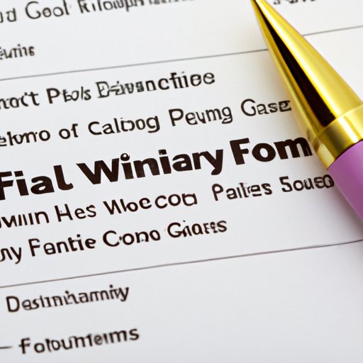 Financial Planning When Creating a Will