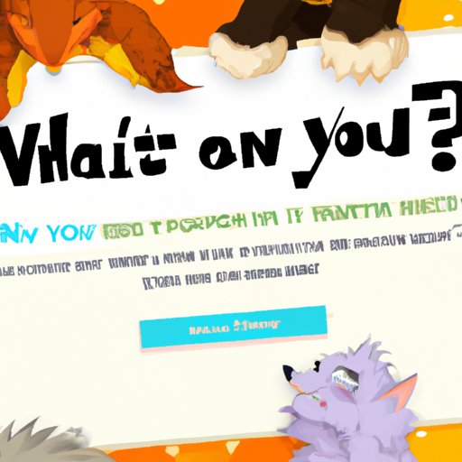 Are You a Furry? Exploring the Benefits of Taking the “Are You a Furry